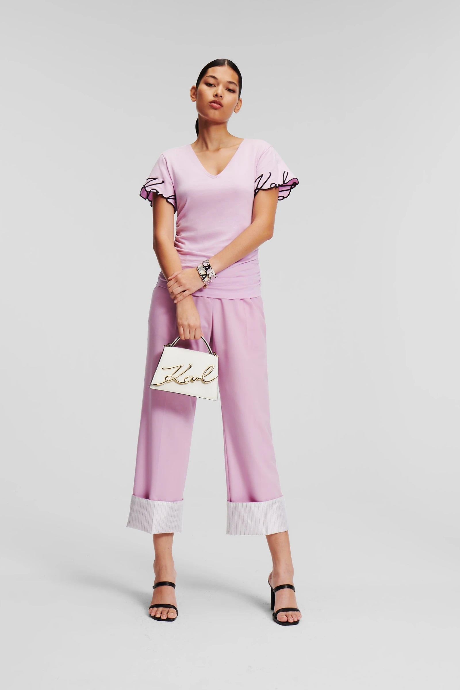 KARL LAGERFELD JEANS SIGNATURE PINK