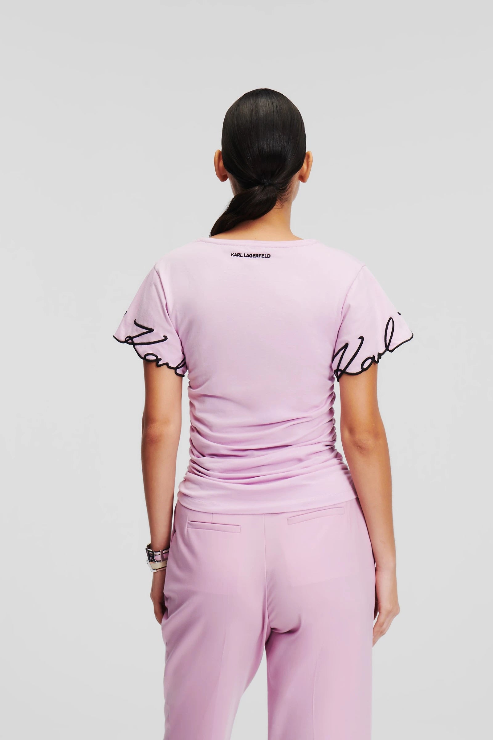 KARL LAGERFELD JEANS SIGNATURE PINK