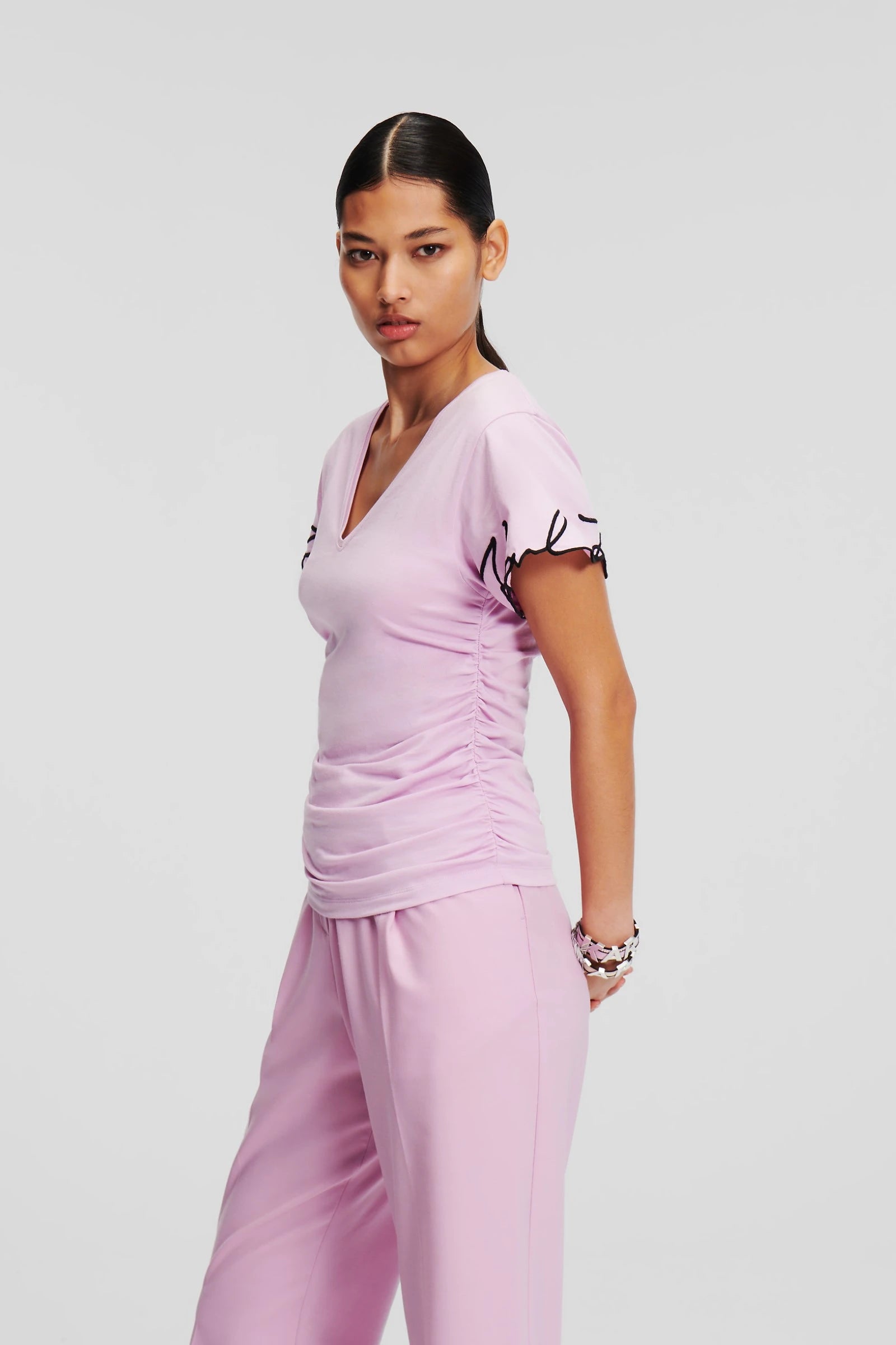 KARL LAGERFELD JEANS SIGNATURE PINK