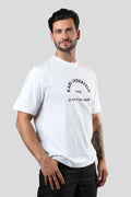KARL LAGERFELD JEANS TRICOU ALB RELAXED FIT