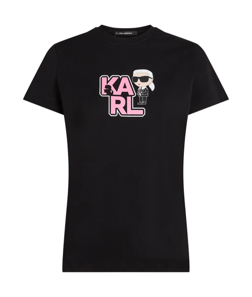 KARL LAGERFELD TRICOU VARSITY BLACK