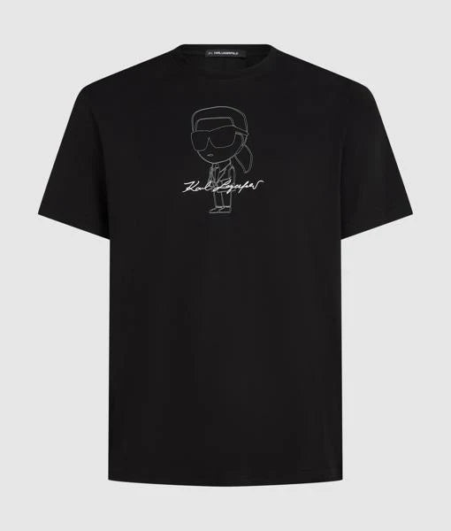 KARL LAGERFELD TRICOU BIG IKON BLACK